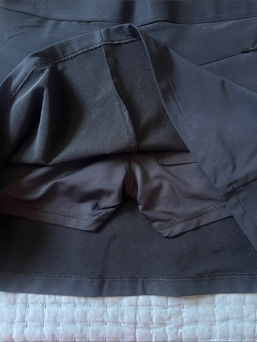 Dana Buchman Black Mini Skort with Pocket Details - Picture 7 of 7